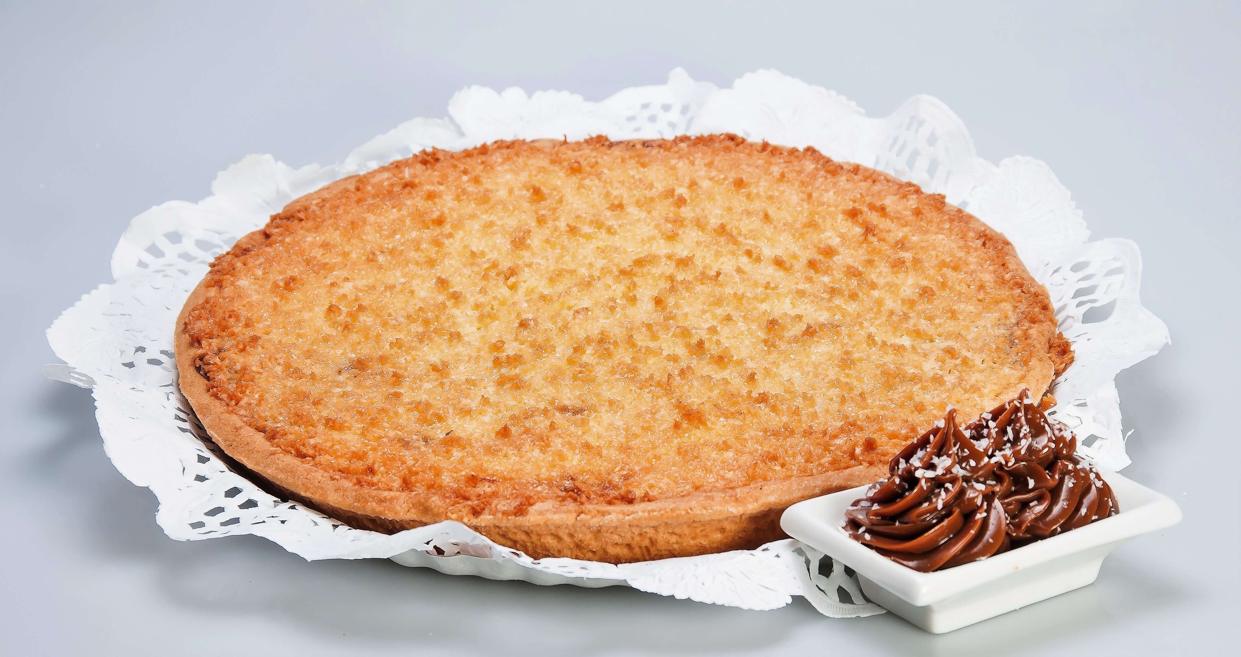 tarta de coco y dulce de leche